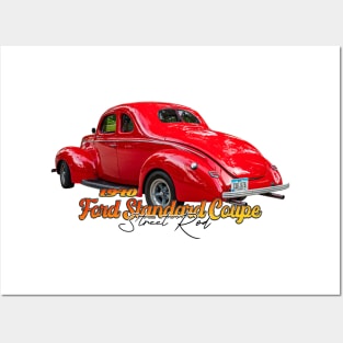 1940 Ford Standard Coupe Street Rod Posters and Art